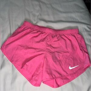Nike pink athletic shorts